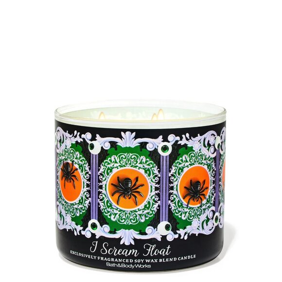 Bath & Body Works I Scream Float 3-Wick Candle Halloween 2025 BNIB Collectible - Picture 1 of 1